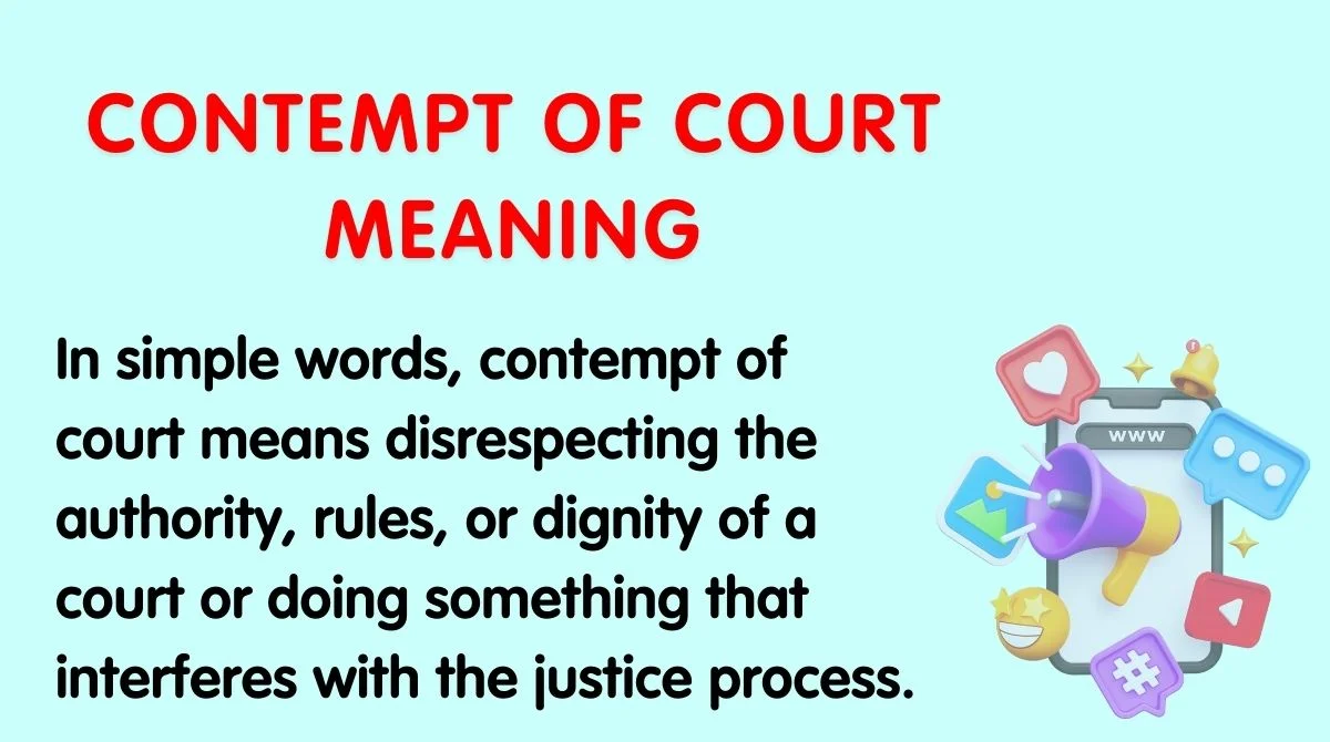 Contempt of Court Meaning