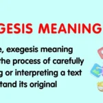 Exegesis Meaning