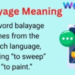 Balayage Meaning