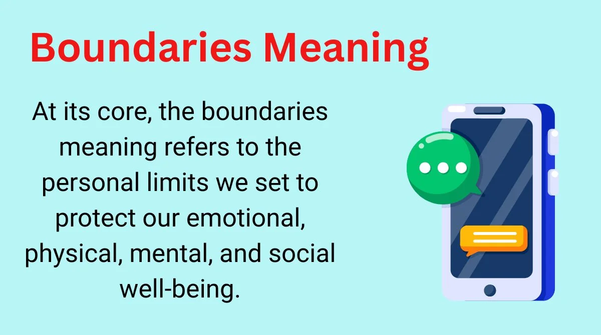Boundaries Meaning
