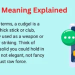 Cudgel Meaning Explained