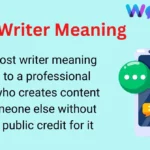 Ghost Writer Meaning