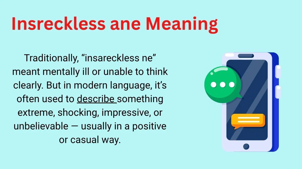 Insreckless ane Meaning