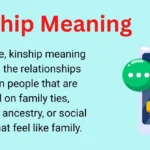 Kinship Meaning