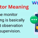Monitor Meaning