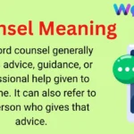 Counsel Meaning