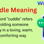 Cuddle Meaning