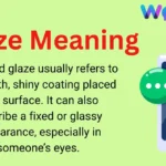 Glaze Meaning