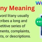 Litany Meaning